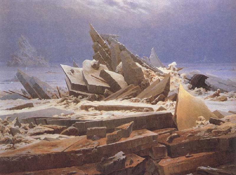 Caspar David Friedrich Te Sea of Ice oil painting picture